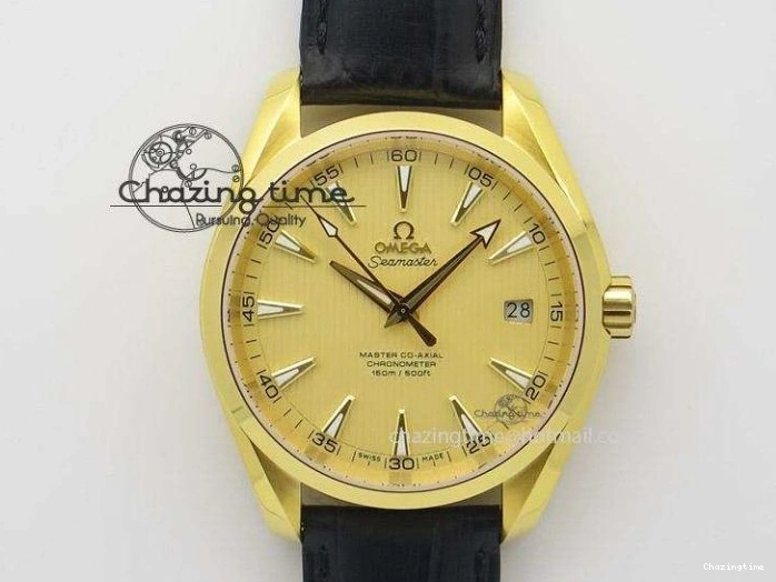 0224 FlexibleFit Aqua Terra 150M SS VSF 1:1 Best Edition Black Wave Textured Dial RG Hand on SS Bracelet A8500 Super Clone 8032